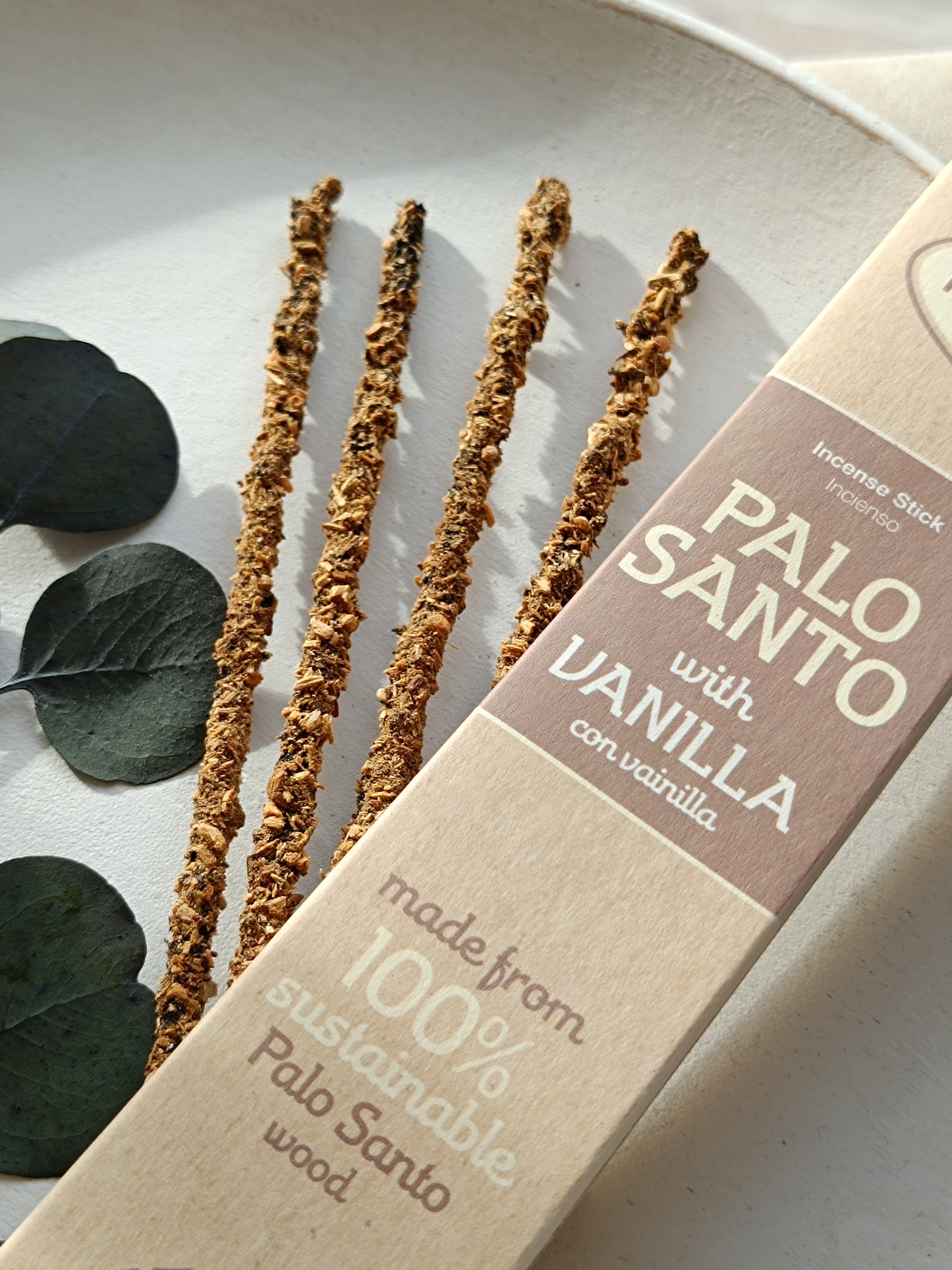 Räucherstäbchen Palo Santo & Vanille